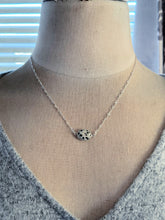 Load image into Gallery viewer, Sterling silver Dalmation Jasper gemstone necklace