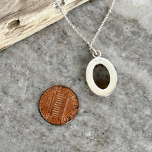 Load image into Gallery viewer, Sterling silver Montana Agate pendant necklace