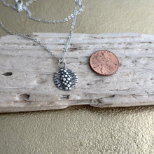 Load image into Gallery viewer, Sterling and fine silver river pebble necklace