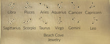 Load image into Gallery viewer, Zodiac Constellation Necklace - Birthday Gift for her - Custom horoscope necklace Pewter and stainless steel