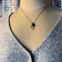 Load image into Gallery viewer, Starfish necklace - it matters to this one quote necklace - Teacher gift idea from student gold or silver stainless steel with sea glass