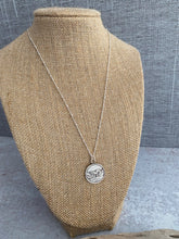 Load image into Gallery viewer, Sterling silver mountain charm necklace