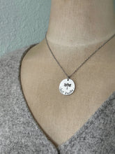 Load image into Gallery viewer, Just Breathe - Dragonfly necklace with quote - Stainless steel and pewter