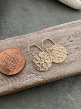 Load image into Gallery viewer, 14k gold filled leopard print earrings - Wild Animal Earrings - Dangle Earrings - small 1/2 inch