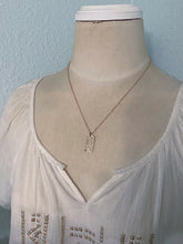 Load image into Gallery viewer, Mount Baker Topographical Map Necklace - Birthday Gift for her - Stainless steel silver, rose gold, gold - gift for outdoor lover