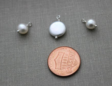 Load image into Gallery viewer, Add a small pearl charm to a necklace or bracelet in my shop