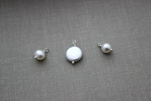 Load image into Gallery viewer, Add a small pearl  charm to a necklace or bracelet in my shop

