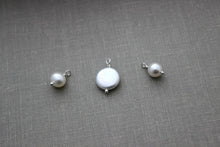 Load image into Gallery viewer, Add a small pearl charm to a necklace or bracelet in my shop