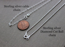 Load image into Gallery viewer, always in my heart - memorial necklace - sterling silver - Personalized nameplate and birthstone - angel wing charm necklace custom name