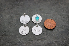 Load image into Gallery viewer, Add a sterling silver name Charm