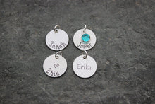 Load image into Gallery viewer, Add a sterling silver name Charm