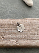 Load image into Gallery viewer, Add a Stainless steel Initial Charm to Any Charm bracelet in my shop - only matches Stainless steel items