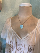 Load image into Gallery viewer, where words fail, music speaks - engraved stainless steel guitar pick necklace - stainless steel ball chain - gift for music lover