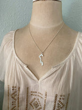 Load image into Gallery viewer, Whidbey Island Necklace - outline of WI Washington State 925 sterling - Hometown jewelry - personalized heart location