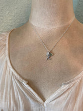 Load image into Gallery viewer, 13.1 Half Marathon Sterling Silver Necklace, Runner Girl Charm, Distance number disc, Swarovski Crystal Birthstone, Run Commemorative Gift
