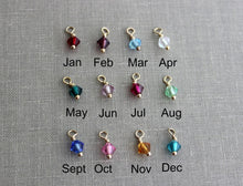 Load image into Gallery viewer, always in my heart necklace - Tiny angel wing - choice rose gold filled, sterling silver or gold fill - Swarovski crystal Memorial necklace