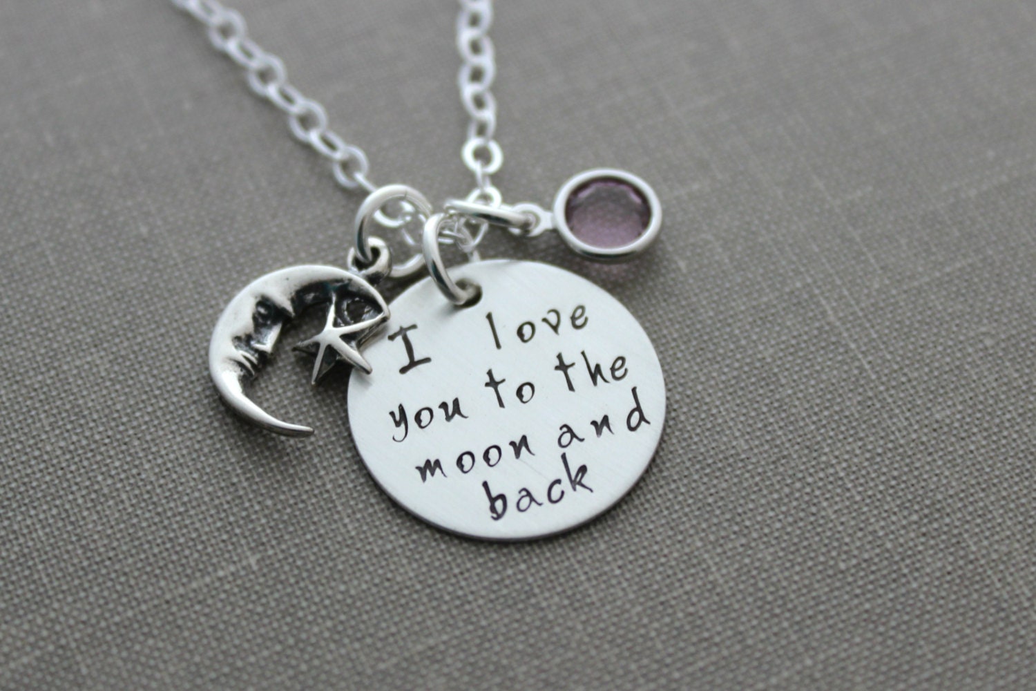 I love you to the deals moon and back necklace swarovski