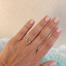 Load image into Gallery viewer, Sterling silver ocean wave ring
