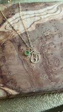 Load image into Gallery viewer, Golden Fox Charm Necklace -  Gold Vermeil Fox Charm with 14k gold filled chain - Foxy Lady - birthstone - Birthday Gift for friend
