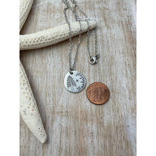 Load image into Gallery viewer, wanderlust necklace with tree - PNW necklace - Washington Necklace - Outdoors jewelry - gift for friend
