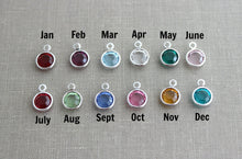 Load image into Gallery viewer, Sterling silver Stethoscope necklace - Nurse Jewelry - Registered Nurse, caregiver, nurses week - Custom Initial disc  Swarovski Birthstone
